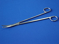 Ножницы для рассечения мягких тканей в глубоких полостях вертикально-изогнутые, 230 мм (Н-8)