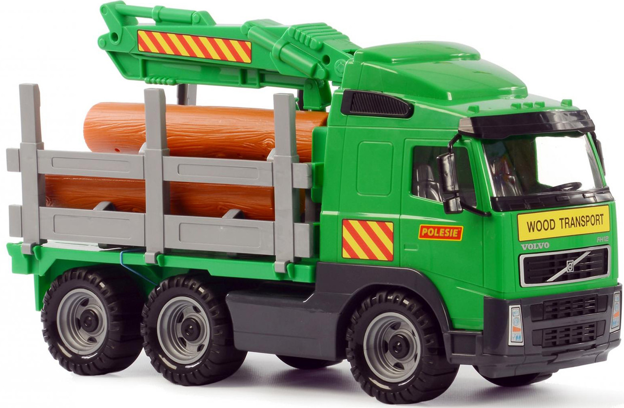"Volvo", автомобиль-лесовоз в сеточке 8756