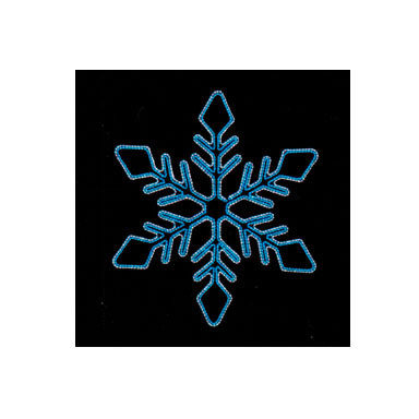 Декоративная светящаяся акриловая фигура "Снежинка"