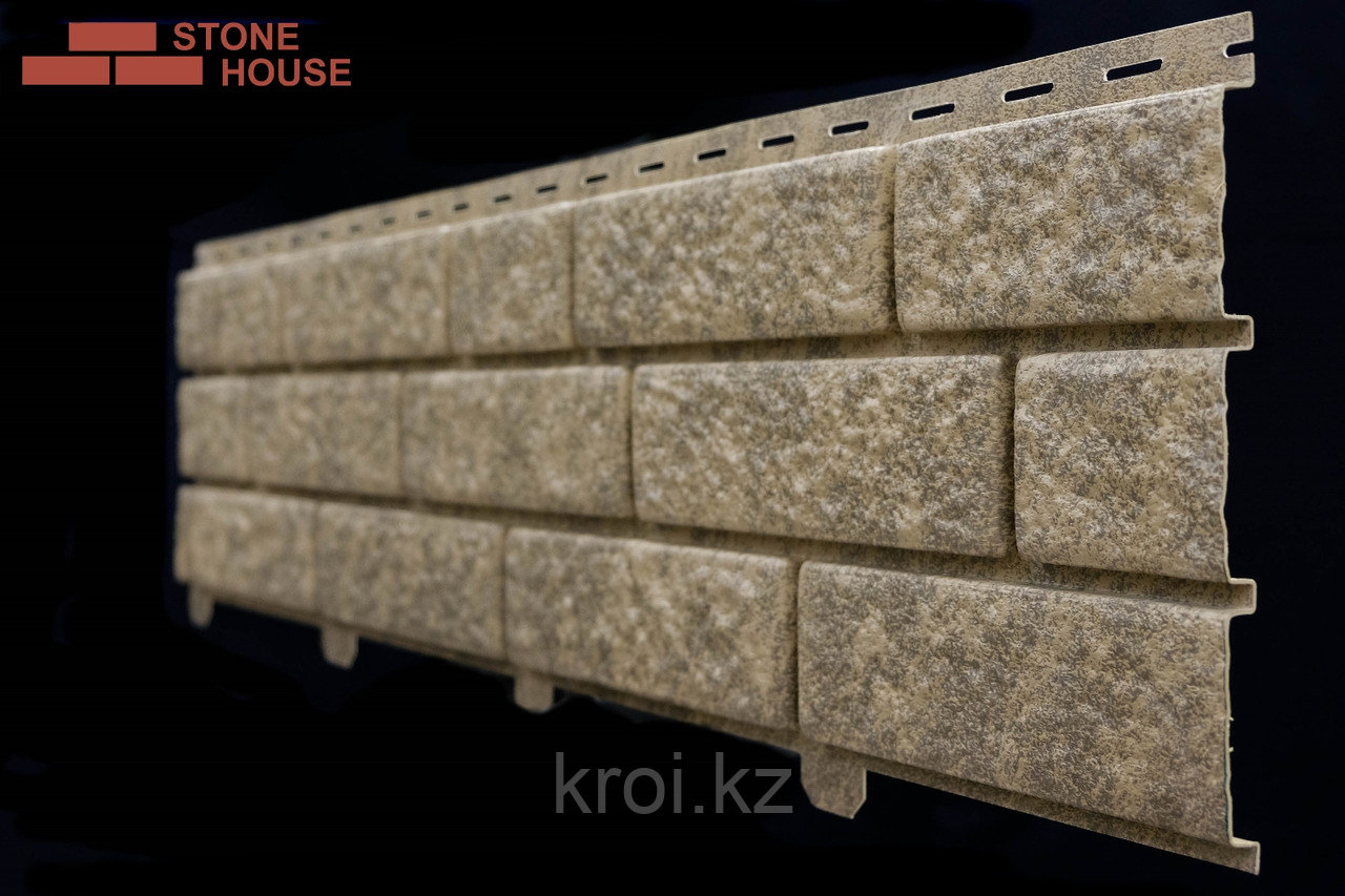 Акриловая Фасадная панель STONE HOUSE (Стоун Хаус) под кирпич, Бежевый