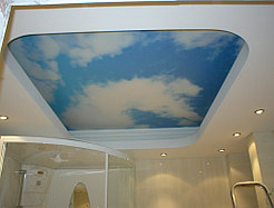 Натяжной потолок "Облака"