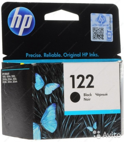 Картридж струйный HP №122 Black