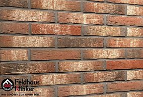 Клинкерная плитка "Feldhaus Klinker" для фасада и интерьера R658 sintra ardor belino