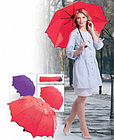 Зонт с проявляющимся рисунком, красный