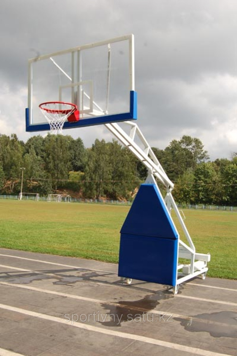 Баскетбольная стойка мобильная складная, вынос 1,6 м
