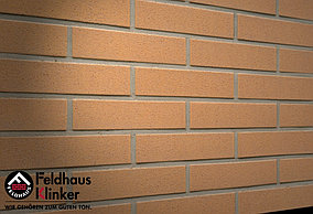 Клинкерная плитка "Feldhaus Klinker" для фасада и интерьера R206 nolani liso rosso