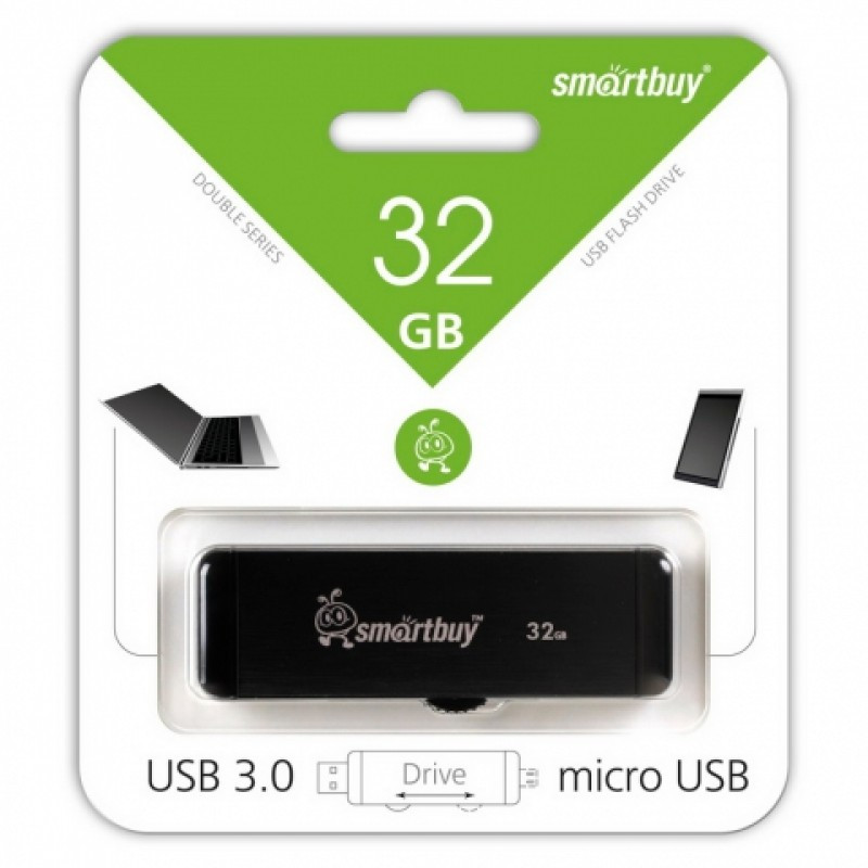 Smartbuy 32GB Dock Black USB 3.0 - фото 1 - id-p27675998