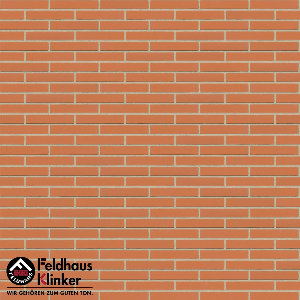 Клинкерная плитка "Feldhaus Klinker" для фасада и интерьера R220 terracotta liso - фото 5 - id-p38602598