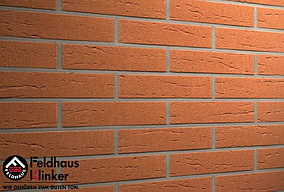 Клинкерная плитка "Feldhaus Klinker" для фасада и интерьера R227 terracotta rustico