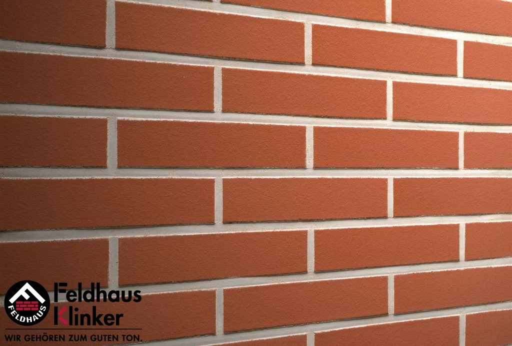 Клинкерная плитка "Feldhaus Klinker" для фасада и интерьера R400 carmesi liso - фото 3 - id-p38603034