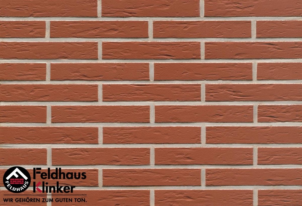 Клинкерная плитка "Feldhaus Klinker" для фасада и интерьера R440 carmesi senso - фото 2 - id-p38603122