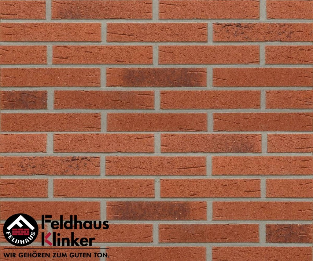 Клинкерная плитка "Feldhaus Klinker" для фасада и интерьера R488 terreno rustico carbo - фото 4 - id-p38603161