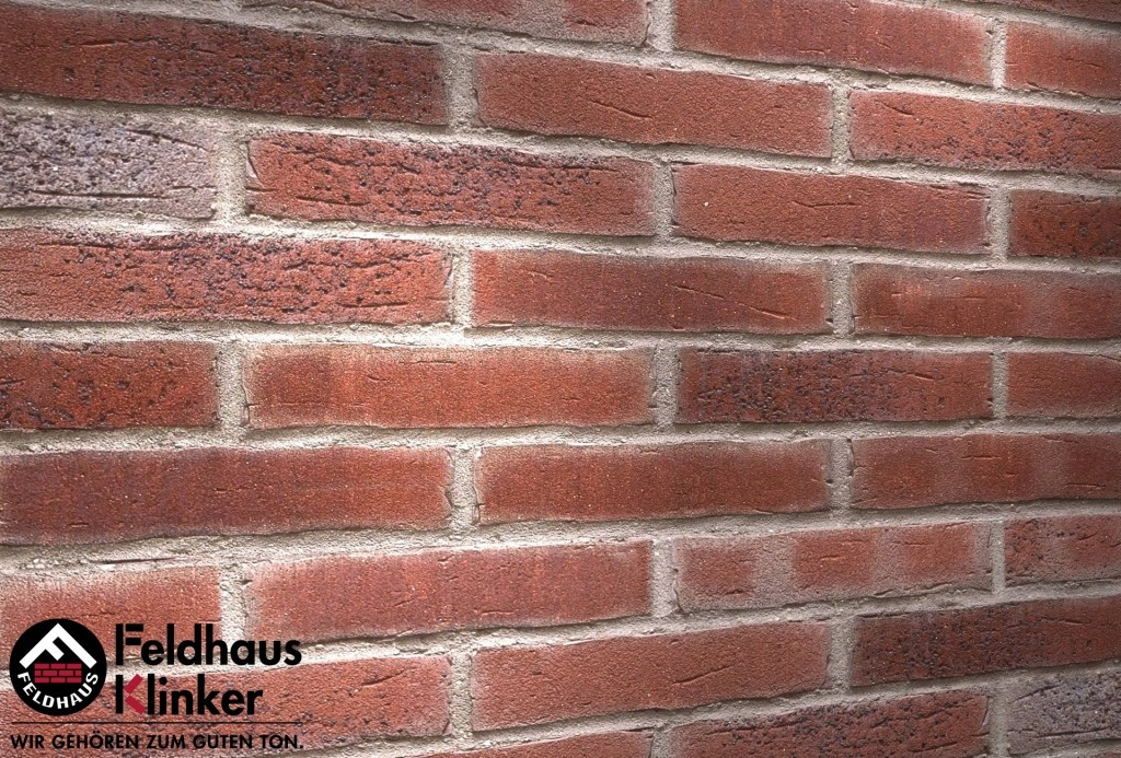 Клинкерная плитка "Feldhaus Klinker" для фасада и интерьера R664 sintra cerasi ocasa, фото 1