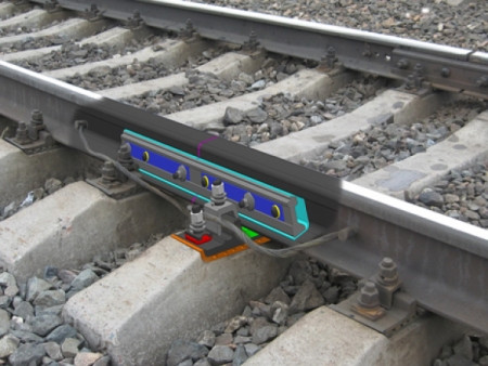 Изолированный стык жд. Стык апатэк р65. Изостык апатэк на рельсе. Стык апатэк р65. Стык рельсов р65.