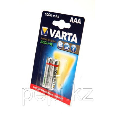 Аккумулятор Varta 800mAh  1.2V - HR03  AAA 2 шт