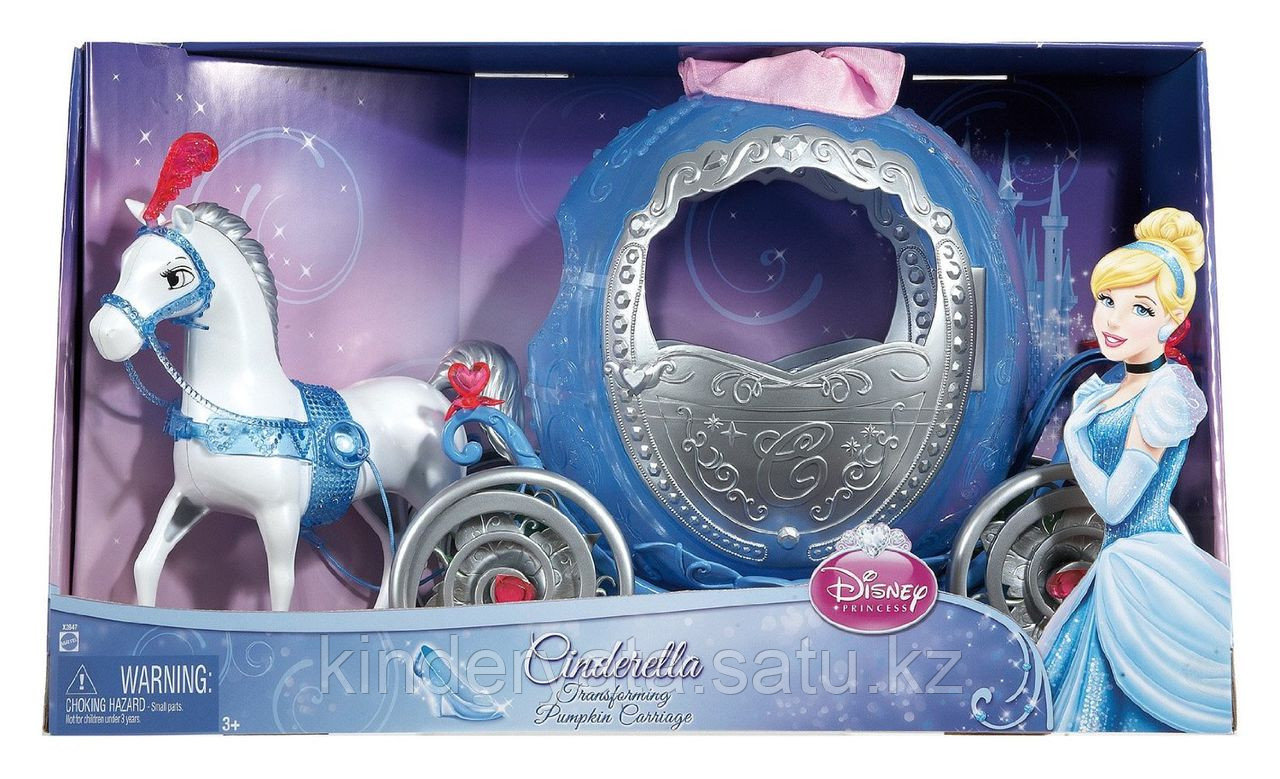 MATTEL Набор "Disney Принцесса - "Волшебная карета Золушки,превращающаяся в тыкву