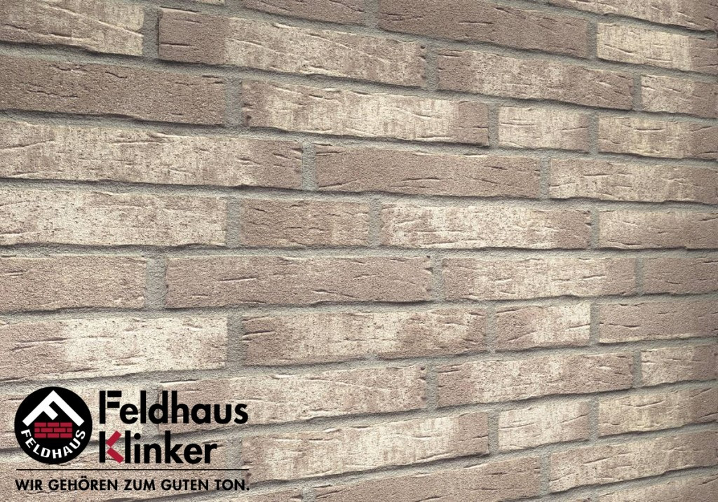 Клинкерная плитка "Feldhaus Klinker" для фасада и интерьера R682 sintra argo blanco, фото 1