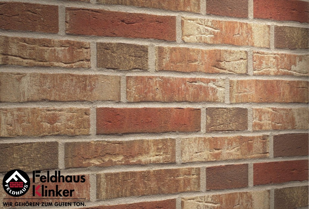 Клинкерная плитка "Feldhaus Klinker" для фасада и интерьера R690 sintra ardor blanca, фото 1