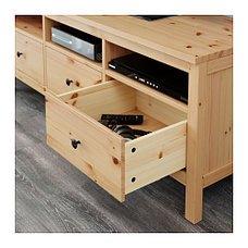 Тумба под ТВ ХЕМНЭС светло-коричневый 148х47х57 см ИКЕА, IKEA, фото 3