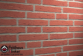Клинкерная плитка "Feldhaus Klinker" для фасада и интерьера R694 sintra carmesi