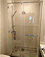 Изготовление стеклянных перегородок для душевых кабин