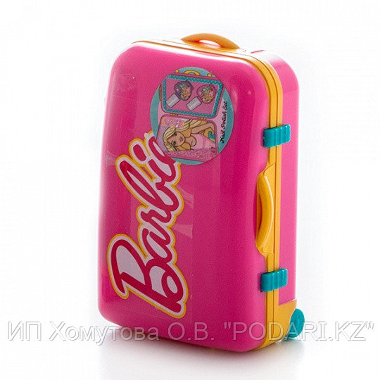 Barbie Игровой набор детской декоративной косметики в чемоданчике роз.