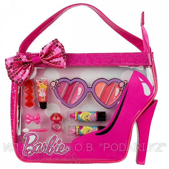 Barbie Игровой набор детской декоративной косметики в сумочке