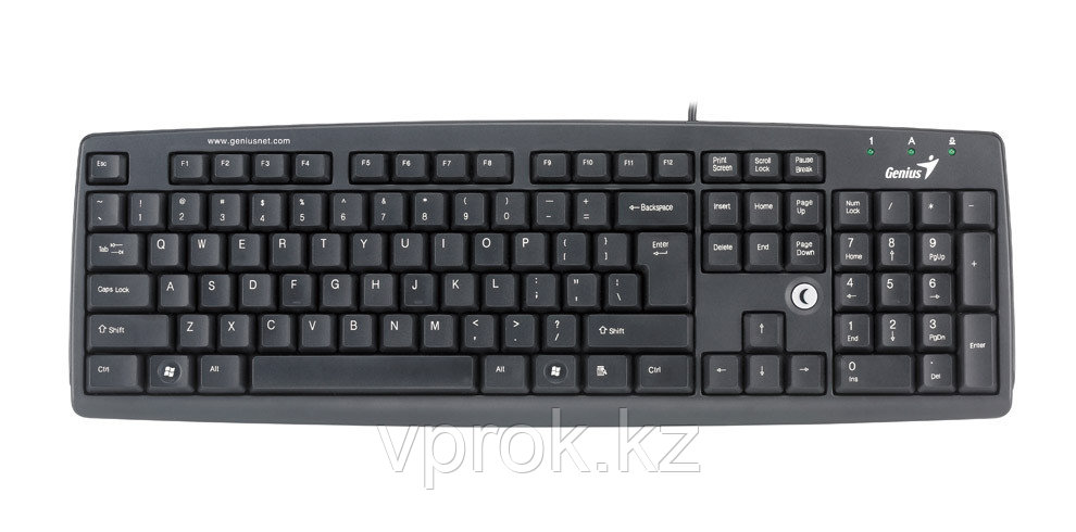 Клавиатура "Genius KB-06 XE Desktop Keyboard, eng / rus / kaz,Black,USB кор-20шт made in China" - фото 1 - id-p38639855