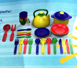 Набор детской посудки поваренок 32 предмета 