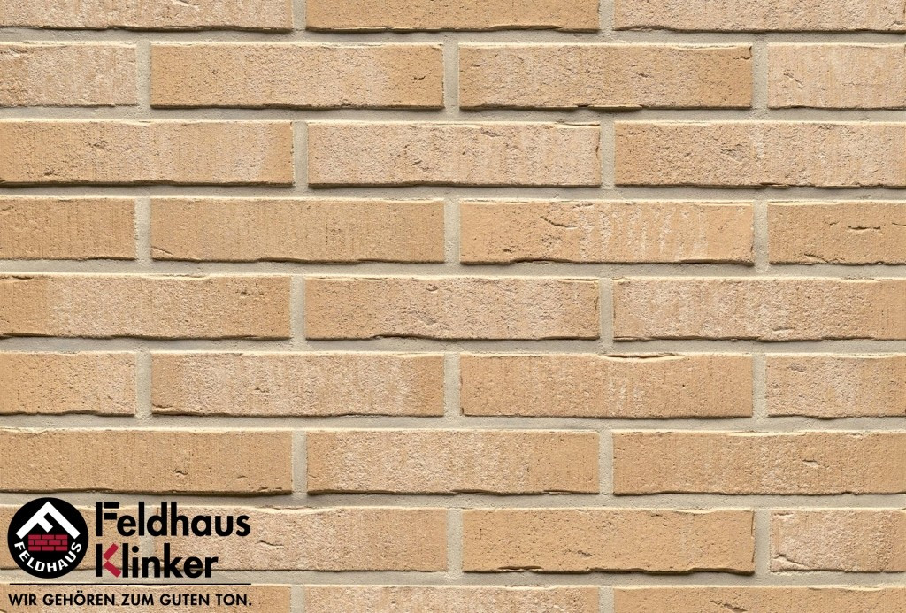 Клинкерная плитка "Feldhaus Klinker" для фасада и интерьера R733 vascu crema pandra - фото 2 - id-p38654515