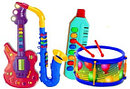 Детские музыкальные инструменты, синтезаторы, гитары