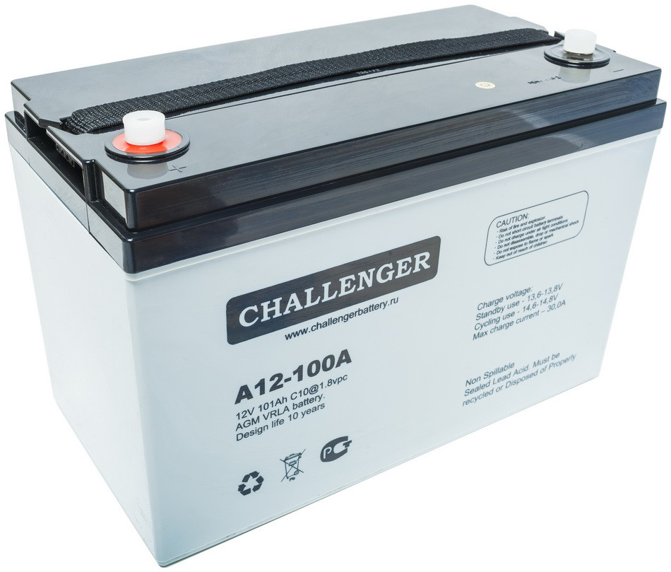 Аккумуляторная батарея CHALLENGER A12-100A для источников бесперебойного питания