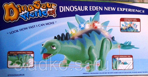 Динозавр игрушка музыкальный и световой модель 1004А - фото 1 - id-p38710711