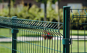 3D панели ограждения, с цинковым покрытием 2500х1630 мм. Серия "Оптима"