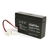 Свинцово-кислотный (гелиевый) аккумулятор Robiton VRLA12-0.8