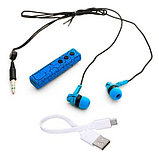 Наушники-гарнитура беспроводные Bluetooth Crack Effect MS-808 (Синий), фото 3
