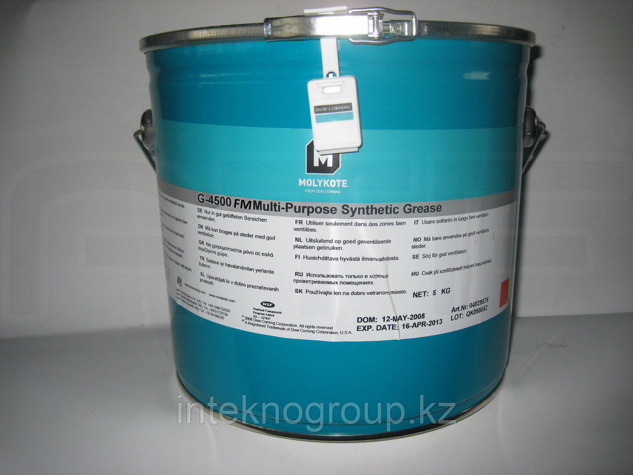 Dow Corning Molykote G-4500 paste 5kg - фото 1 - id-p38726209