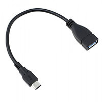USB кабель"Cable Type C 3.1 to USB 3.0 A/F, 0.3m,black"