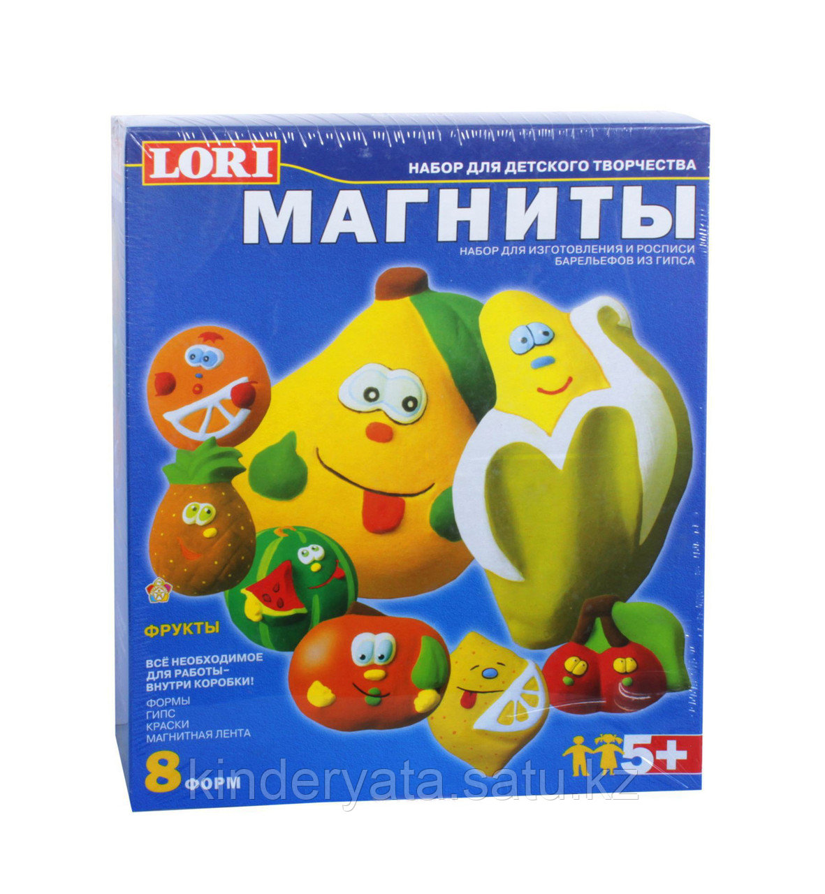 Фигурки на магнитах "Фрукты"