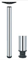 Ножка для стола Rondella, сталь, 710 мм, D 60 мм, хром, полированная