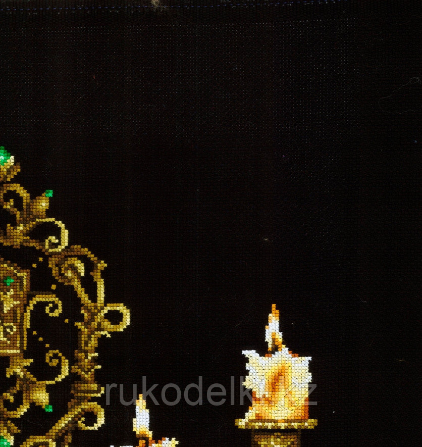 Набор для вышивания крестом "Вечер при свечах" - фото 6