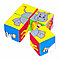 Набор мягких кубиков "Собери картинку" - Животные-2, 4 штуки, фото 4