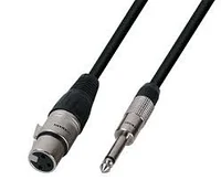 XLR-Jack 5м микрофон кабелі