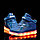 LED Кроссовки детские со светящейся подошвой, классические высокие, синие, фото 2