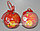 Набор новогодних шариков "папье-маше" 14 шт. в подарочной коробке "Merry Christmas" 70-100, фото 2