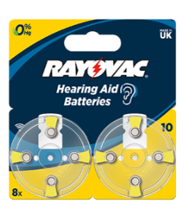 Батарейка для слуховых аппаратов 10AU RAYOVAC 8шт - фото 1 - id-p38328473