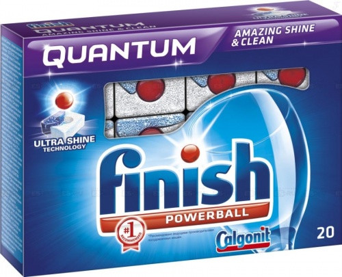 Моющее для посудомоечных машин Финиш Finish Quantum 20шт таблетки