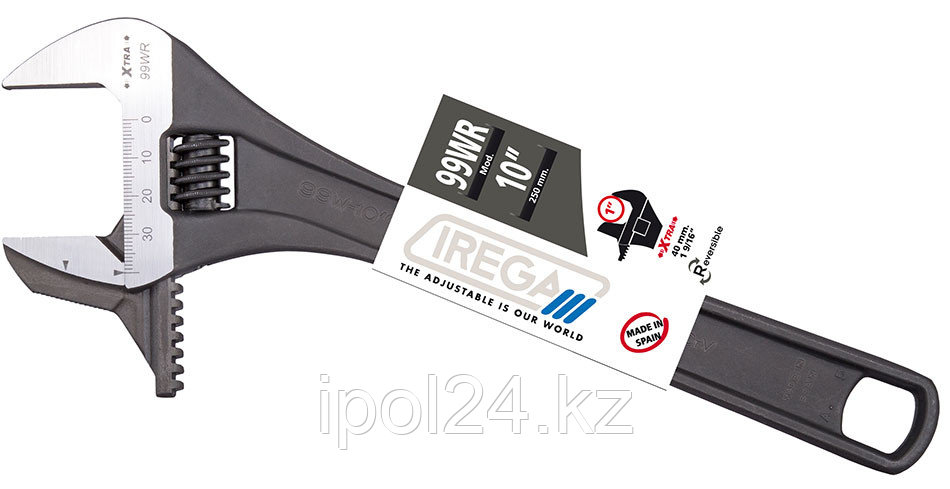 Разводной ключ IREGA 99WR-LT-F(CN-MM-P)/CE – 6", раскрытие 27мм