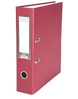Папка-регистратор "Eco" А4 с бок. карманом, 70мм, бордовый