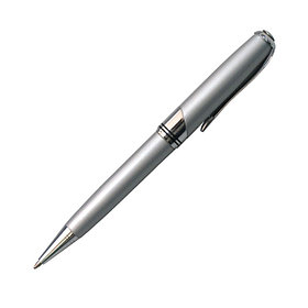 Ручка шариковая, 1.0мм, синяя, автомат, корпус серебристый Epene